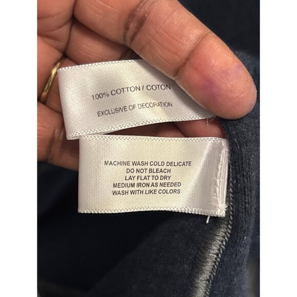 Cutter & Buck Navy Half-Zip Sweater S/P Made In India - Picture 8 of 11